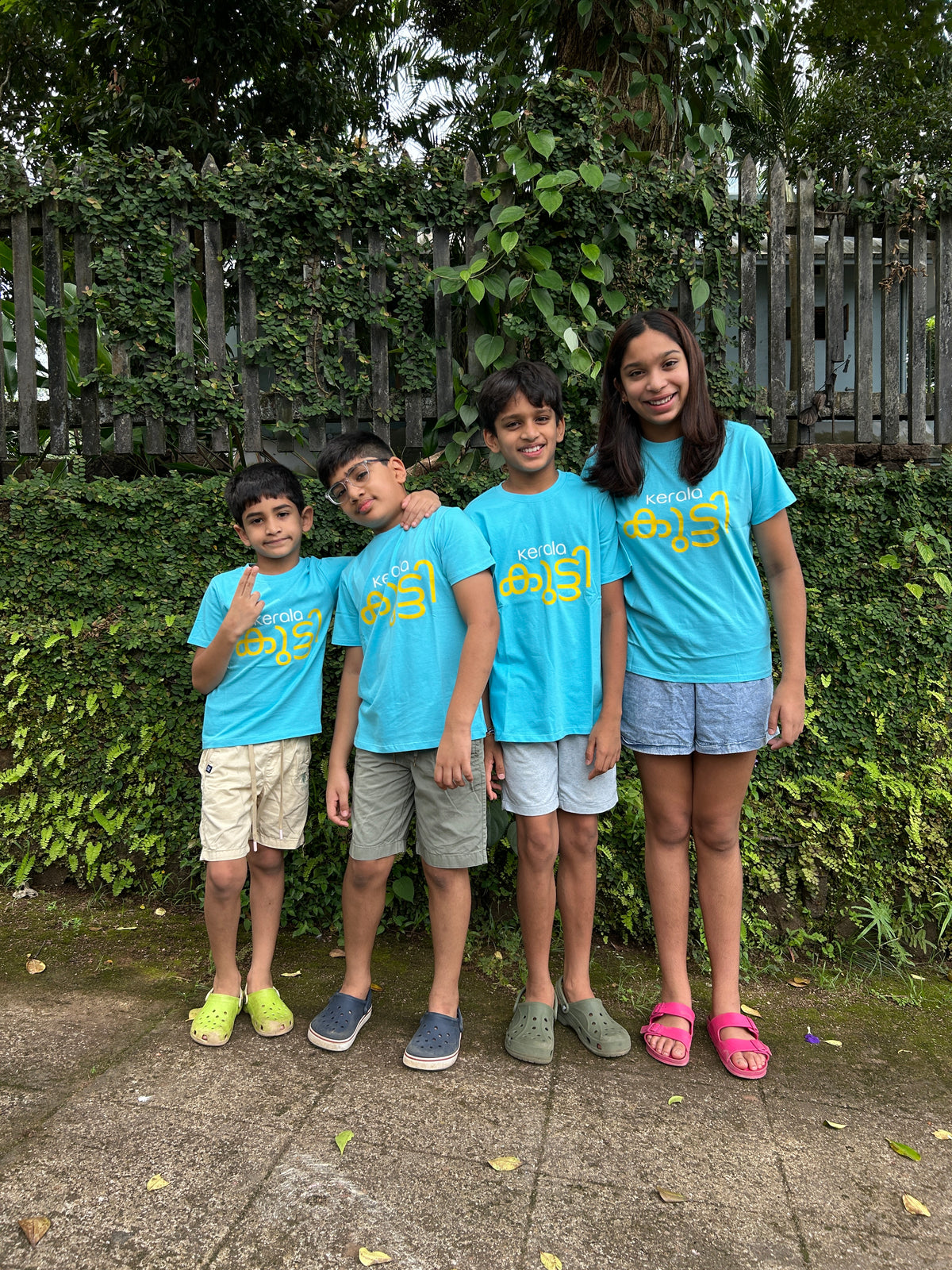 Kerala Kutty — Kids T-shirt (Aqua)