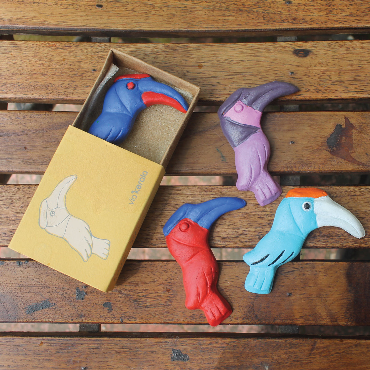 Hornbill Terracotta Magnet