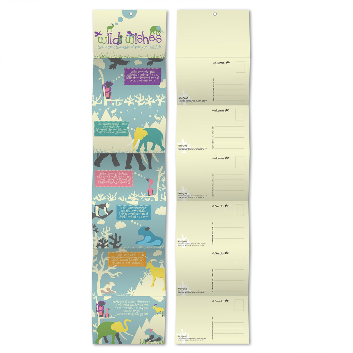 Wild Wishes - Foldable Book Poster