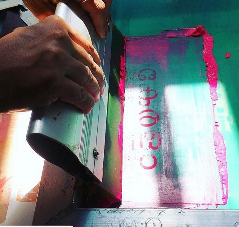 Hand Screen Ink Hand Screen Printing – ViaKerala