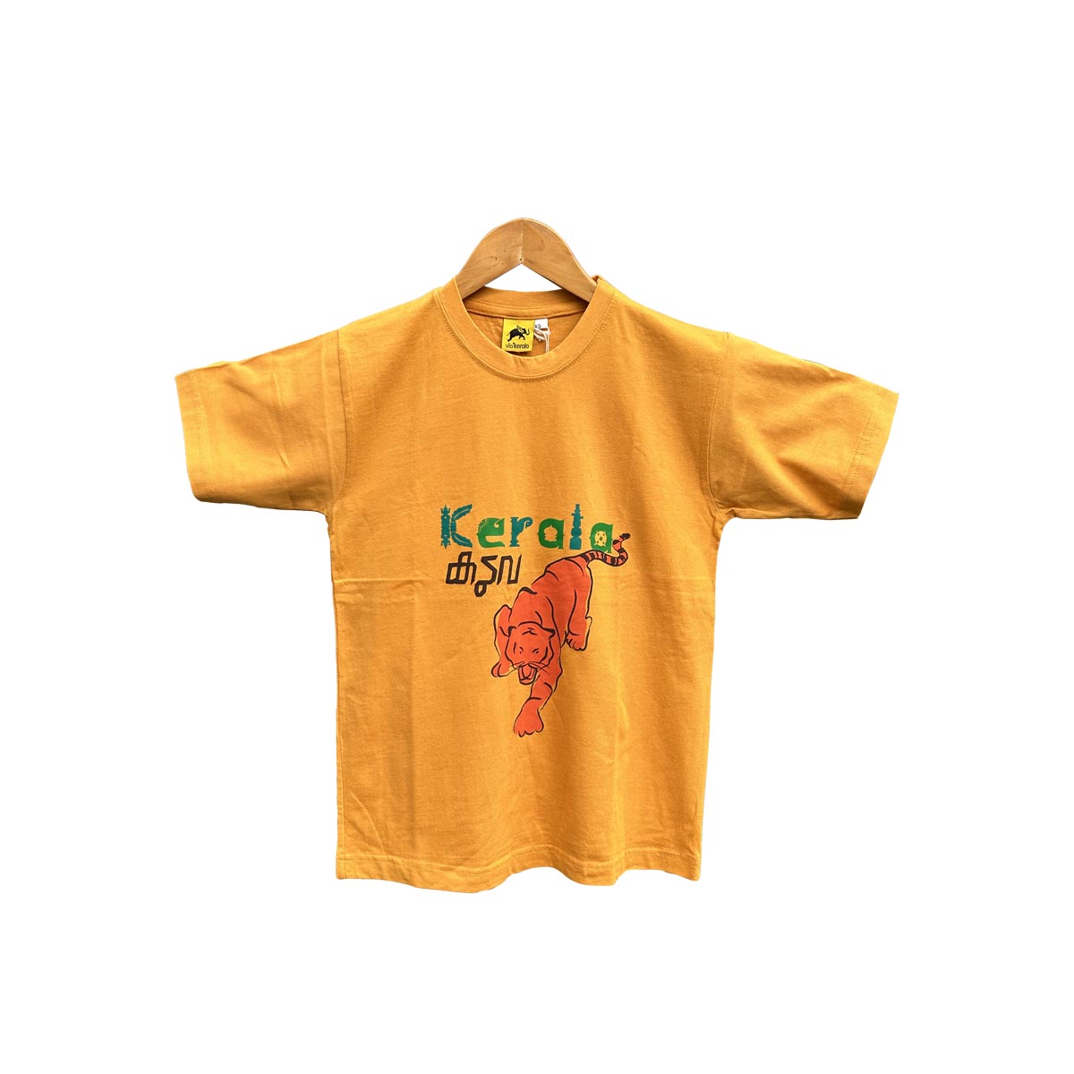 Kerala Tiger — Adults T-shirt (Mango Yellow)