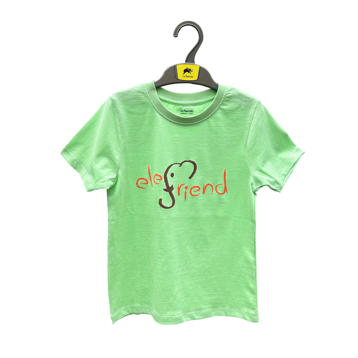Elefriend — Kids T-shirt (Lilac & Light Green)