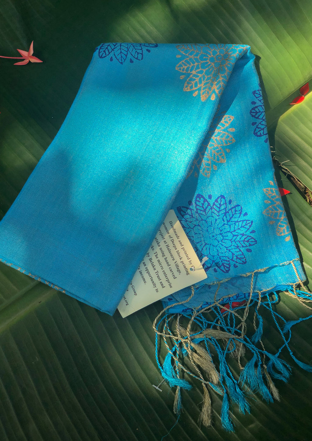 Printed Staple Tussar Scarf