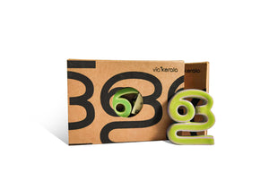 Handmade Ceramic Letters - Malayalam Alphabet La - Assorted Colours