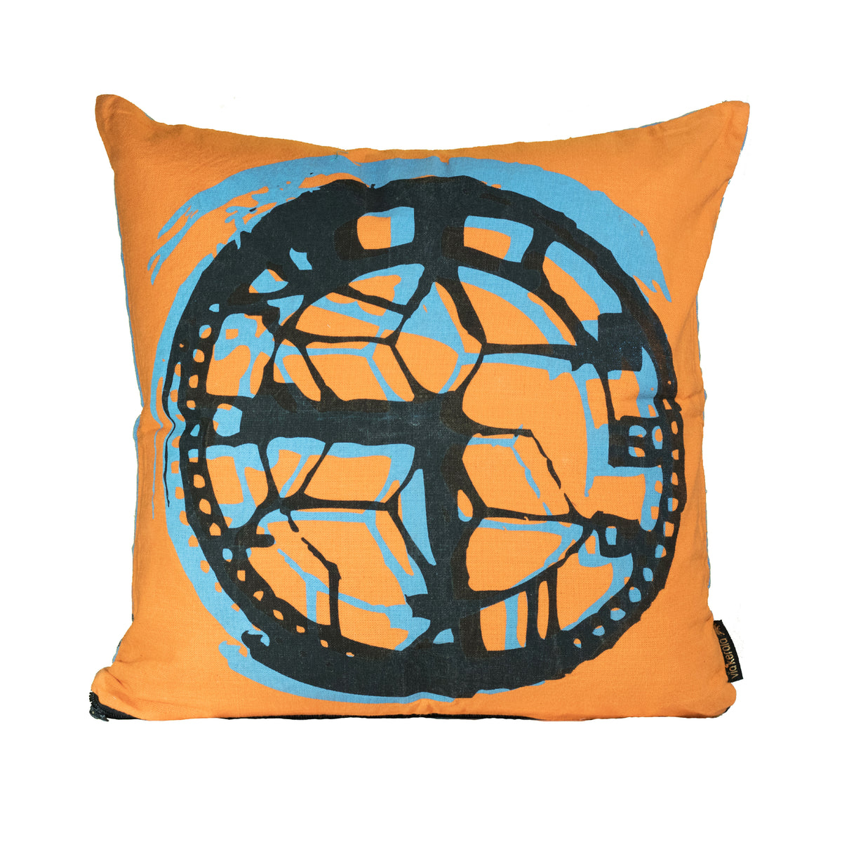 Cochin Harbour Terminus — Hand Printed Cushion Cover