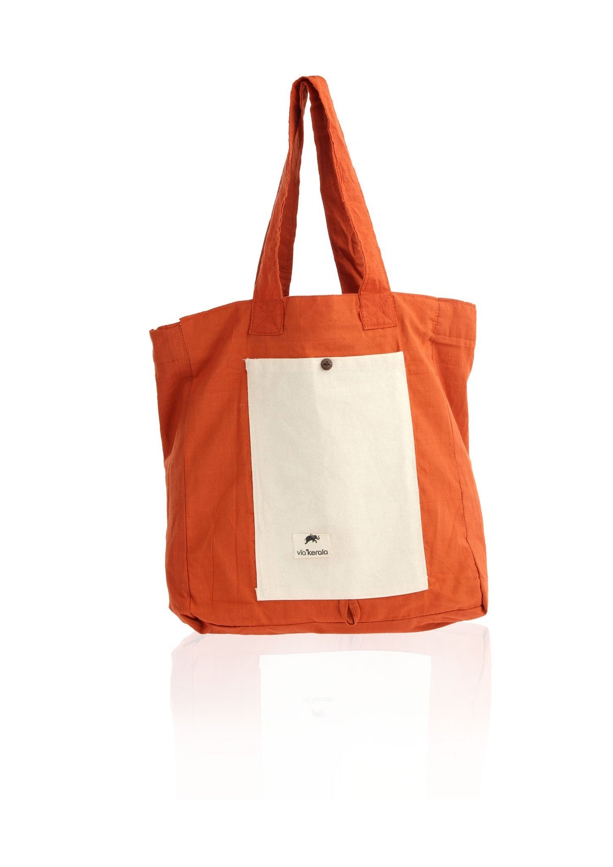 Cotton Kavi with Canvas - Folding Bag