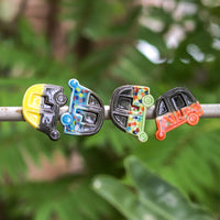 Set of 4 Ceramic Auto - Fridge magnets