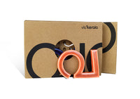 Handmade Ceramic Letters - Malayalam Alphabet Va - Assorted Colours