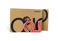Handmade Ceramic Letters - Malayalam Alphabet Va - Assorted Colours